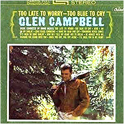 Cover image of Too Late To Worry Too Blue To Cry